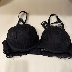 Torrid Black Lace Bra 36DD new